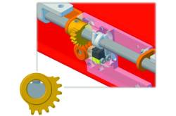 Sprocket for Goldhofer boom lift worm gear