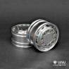 2 Jantes alu avant larges LESU pour hexagones LESU W-2043-B