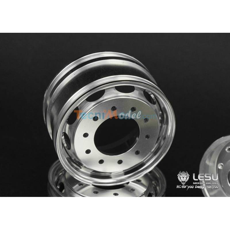 2 Jantes alu avant larges LESU pour hexagones LESU W-2043-B
