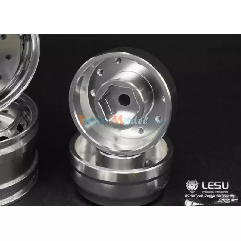 2 Jantes alu avant larges LESU pour hexagones LESU W-2043-B