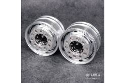 Paire de jantes alu avant larges LESU pour essieux LESU W-2017-A2-LESU 