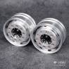 Pair of LESU wide front aluminium wheels for axle Tamiya - LESU W-2017-1-tamiya