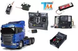 Pack complet Scania r620 bleu avec module lumières et son