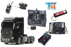 Complete Pack Mercedes Actros 1851 1/14 Tamiya with light and sound module