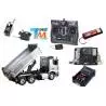 Camion Tamiya Mercedes Arocs 3348 benne 56357 avec levage, lumières et son (Pack Complet)