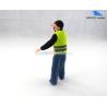 Chauffeur SVEN 1/16 avec gilet jaune - WEDICO 2216-W