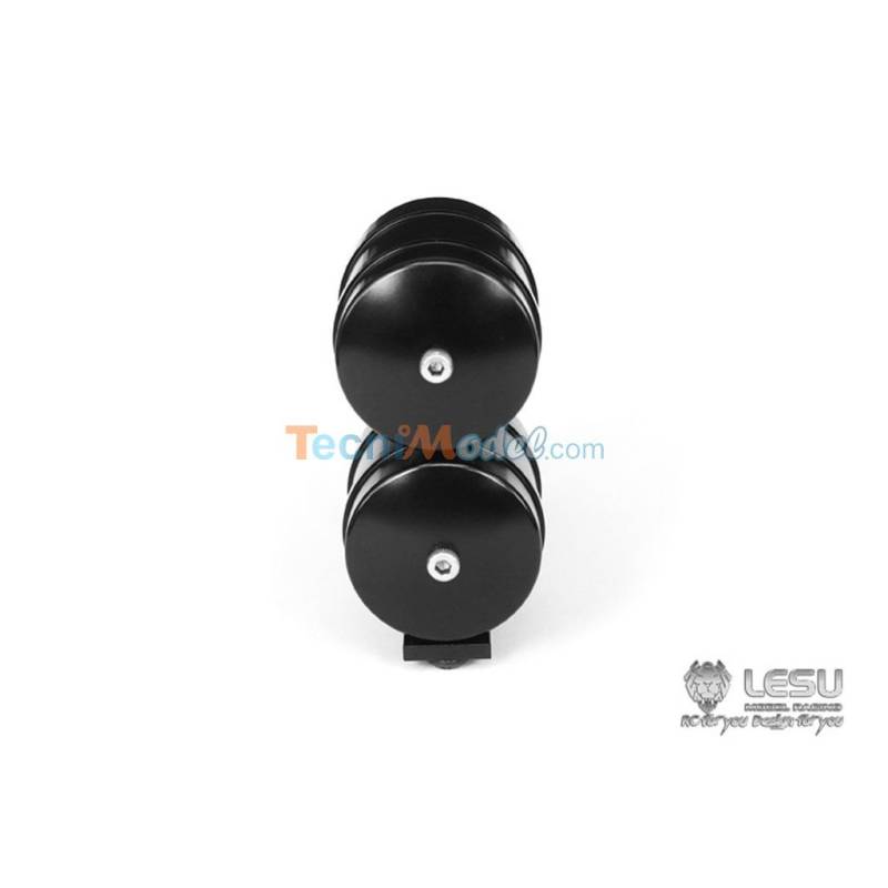 Doubles Réservoirs d'air factices LESU pour camions RC 1/14 - LESU G-6013-B