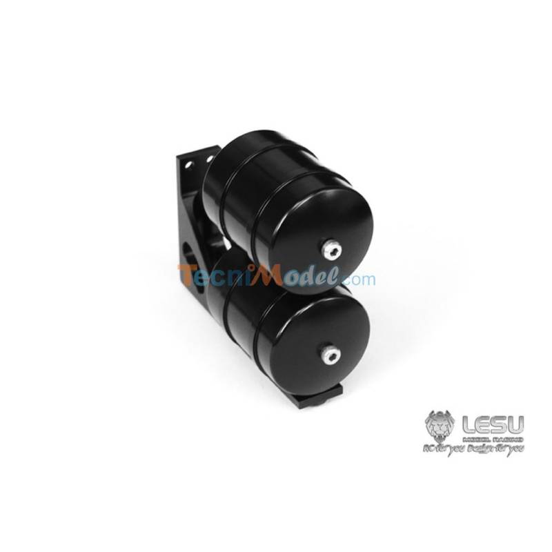 Doubles Réservoirs d'air factices LESU pour camions RC 1/14 - LESU G-6013-B