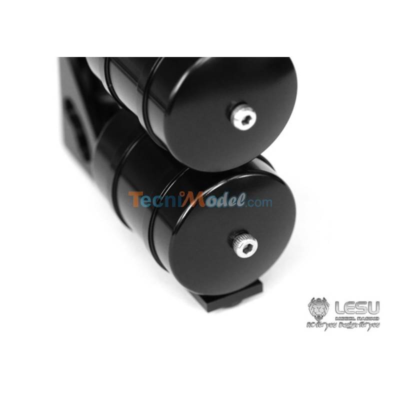 Doubles Réservoirs d'air factices LESU pour camions RC 1/14 - LESU G-6013-B