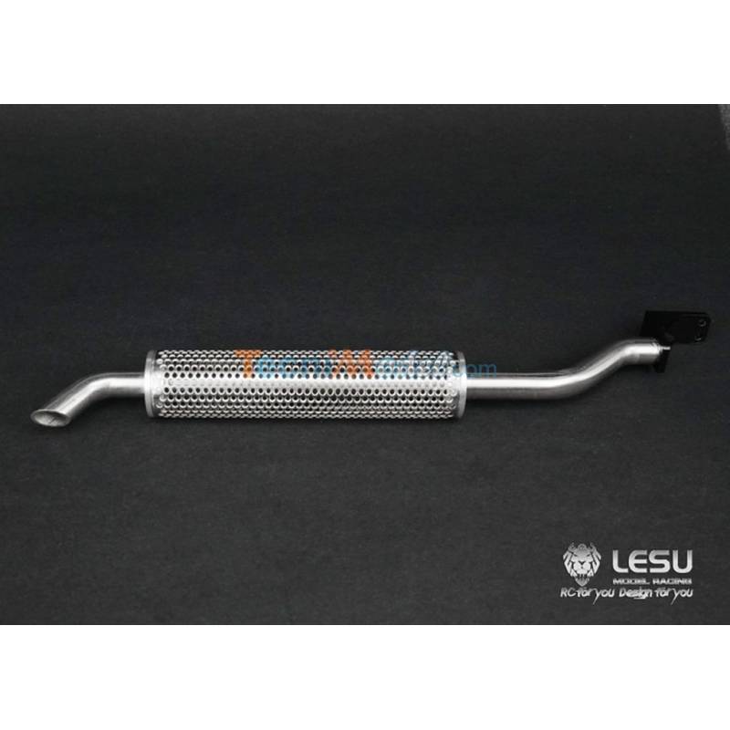 Echappement vertical LESU 181mm pour camion rc 1/14 Tamiya ou LESU