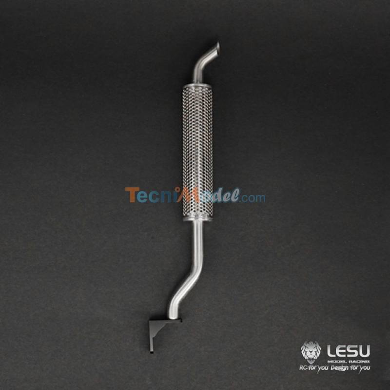 Echappement vertical LESU 181mm pour camion rc 1/14 Tamiya ou LESU