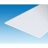 Smooth white polystyrene sheets. Dimensions : 280 x 350mm. thickness 0,75