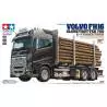 Camion RC Tamiya Volvo FH16 Globetrotter 750 6×4 Grumier 1/14 à monter et à peindre 56360
