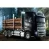 Camion RC Tamiya Volvo FH16 Globetrotter 750 6×4 Grumier 1/14 à monter et à peindre 56360