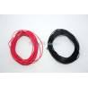 Fil Ø0.9mm Rouge/Noir 5m
