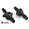 2 Coques ALU pont arrière tandem Tamiya LESU Q-9062