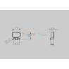 2 Spotlights work lights under windshield with leds - LESU S-1259