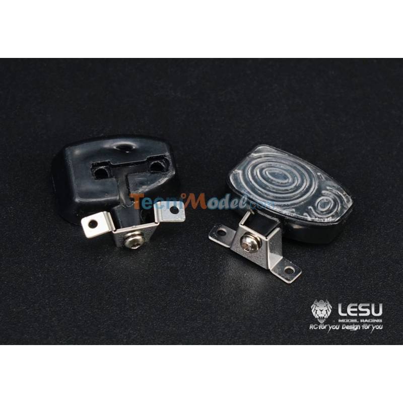 2 Spotlights work lights under windshield with leds - LESU S-1259