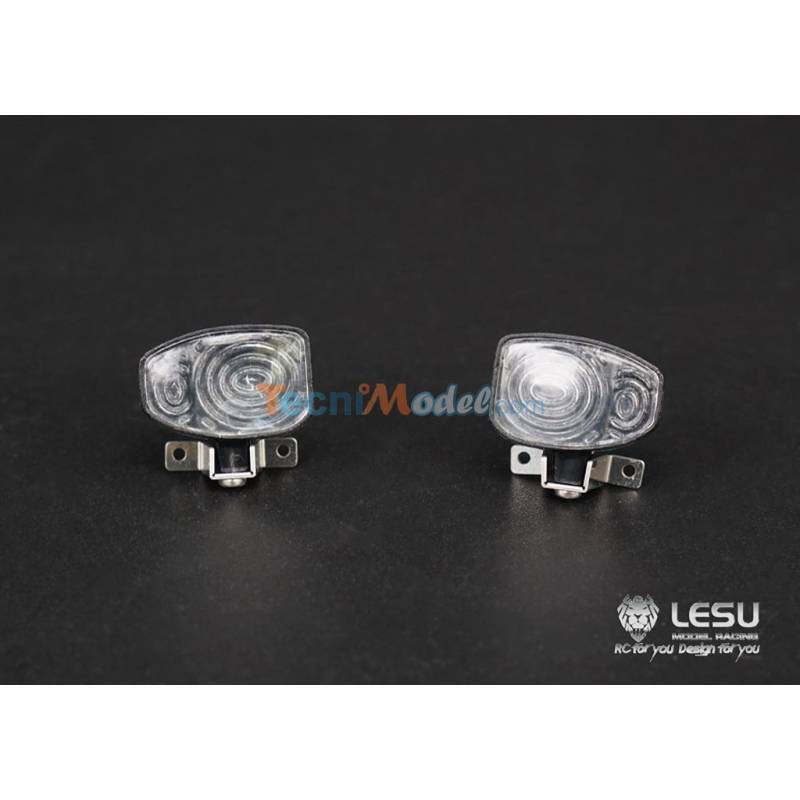2 Spotlights work lights under windshield with leds - LESU S-1259