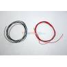 2 Fils Ø0.9mm Rouge/Noir 1m AWG28