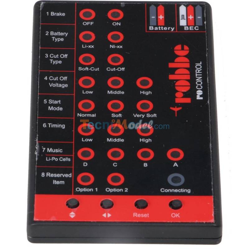 Programming card for RO-Control ROBBE 8719 controllers