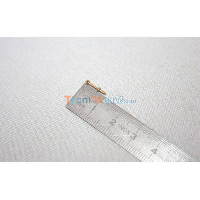 10 One Hole rail stanchions 7mm