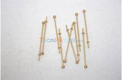 10 One Hole rail stanchions 30mm