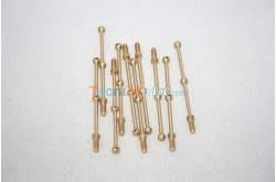 10 Two Holes Rail Stanchions 48mm