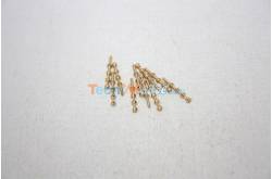 10 Three Holes Rail Stanchions 11mm