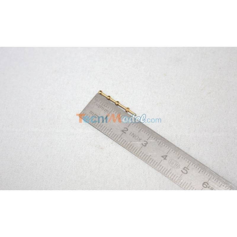 10 Three Holes Rail Stanchions 16mm