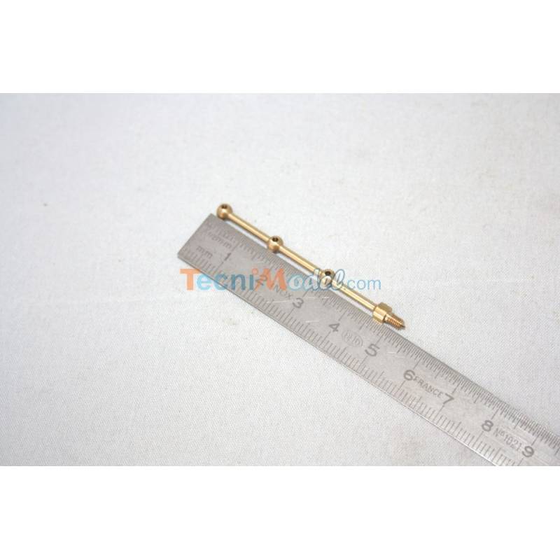 10 Three Holes Rail Stanchions 48mm