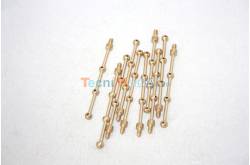 10 Three Holes Rail Stanchions 48mm