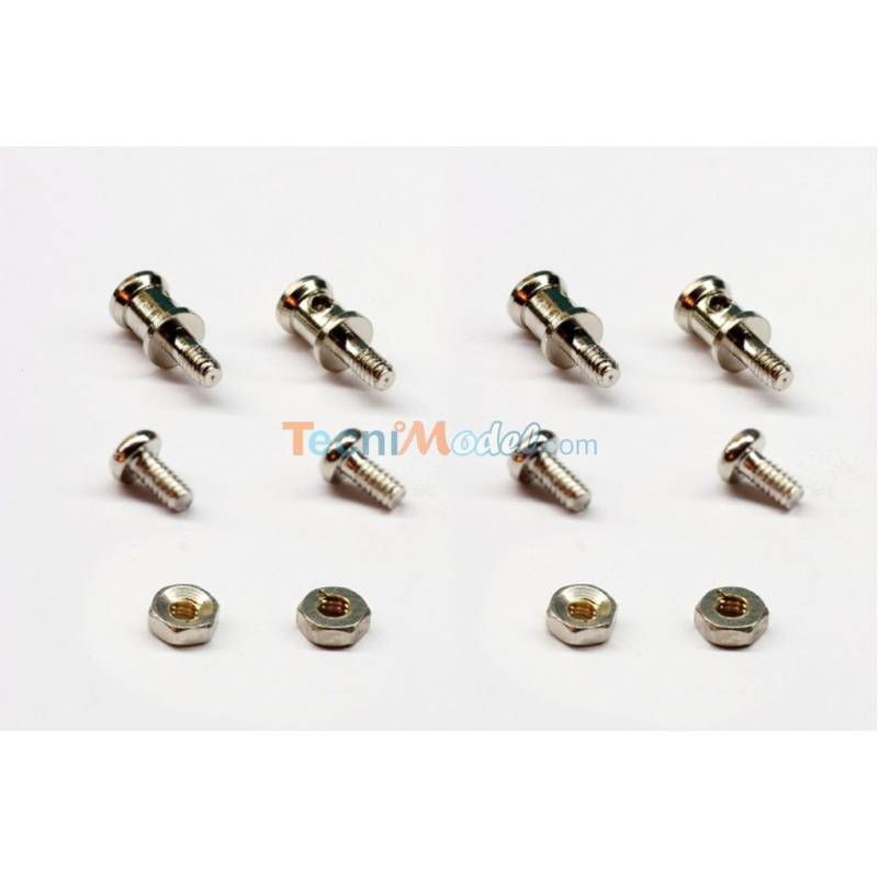 4 Dominos de tringlerie M2 pour tringlerie de Ø1,2mm
ROBBE 56000016