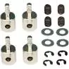 4 Dominos de tringlerie 3mm