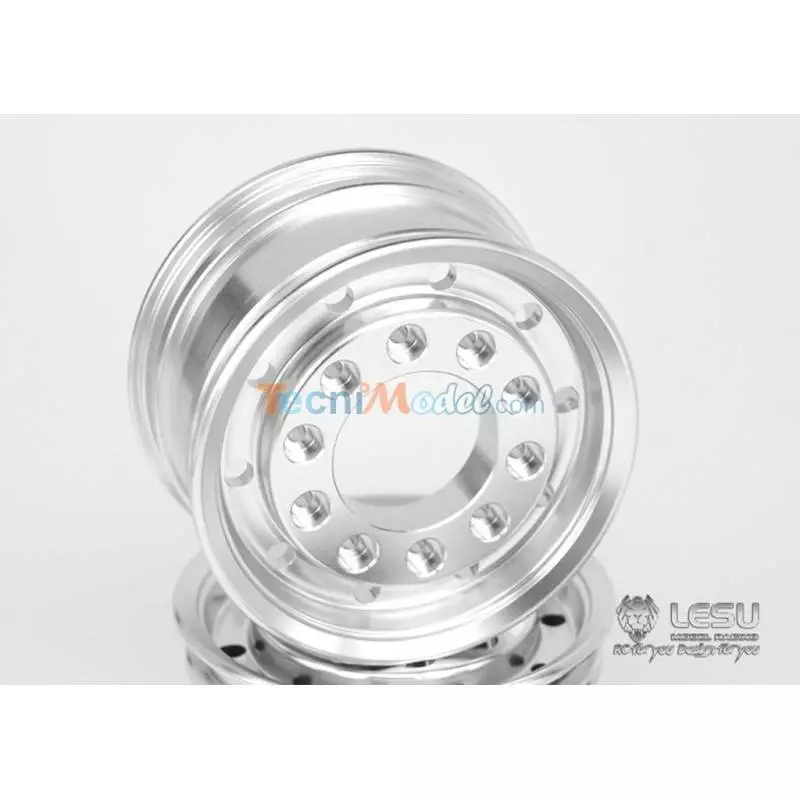 Paire de jantes alu avant larges pour essieux avant Lesu LESU W-2008-B