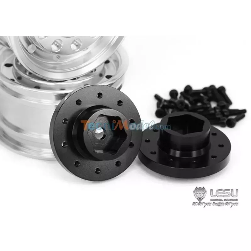 Paire de jantes alu avant larges pour essieux avant Lesu LESU W-2008-B