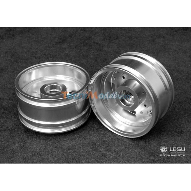 Paire de jantes alu avant larges LESU design "Trilex" LESU W-2045-A