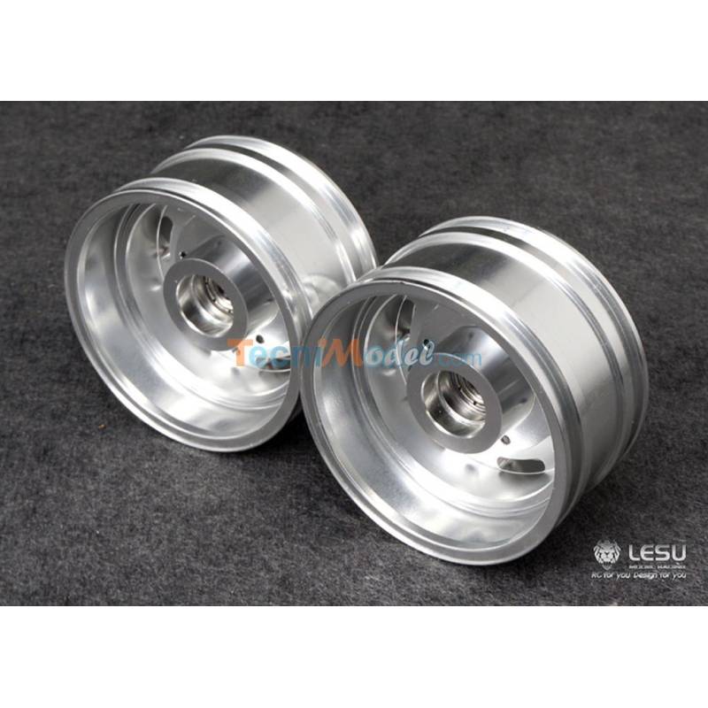 Paire de jantes alu avant larges LESU design "Trilex" LESU W-2045-A