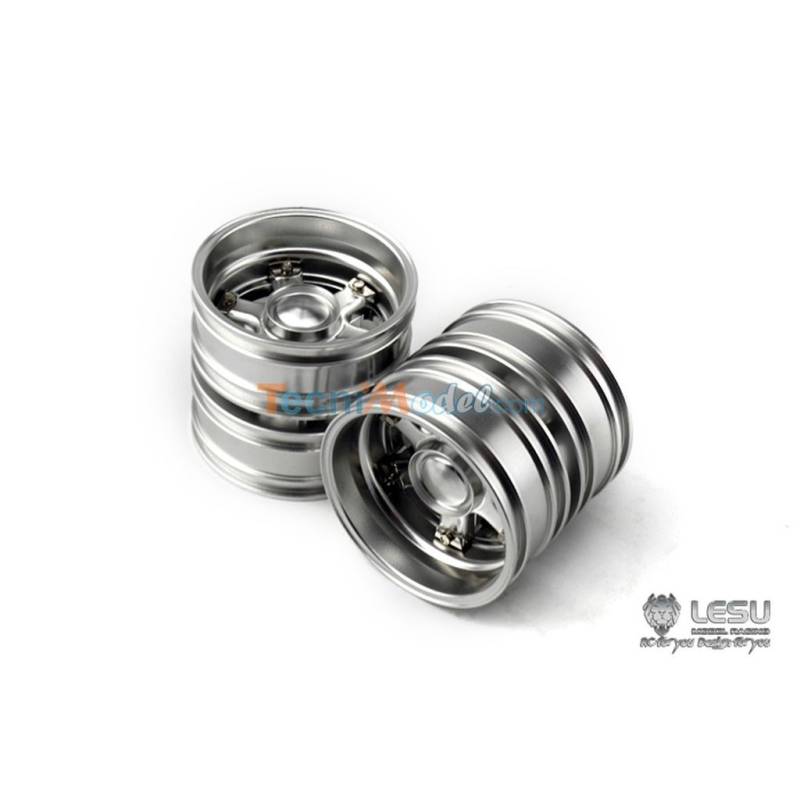 Paire de jantes jumelées LESU design "Trilex" LESU W-2046