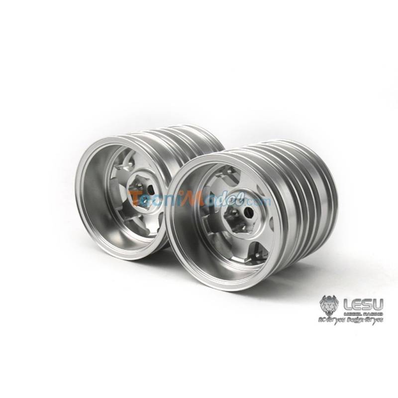Paire de jantes jumelées LESU design "Trilex" LESU W-2046
