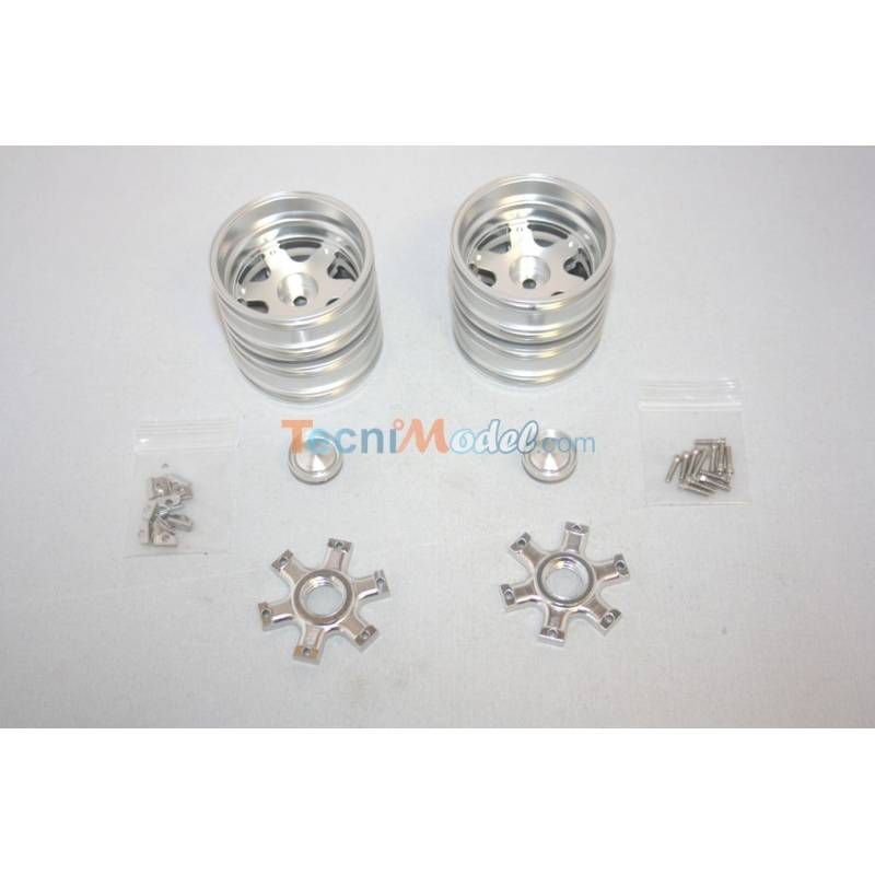 Paire de jantes jumelées LESU design "Trilex" LESU W-2046