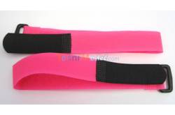 2 Colliers Velcro 26cm - 2cm Rose Fluo AVIO&TIGER 26020P