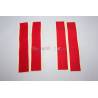 2 Red adhesive Velcro strips 2,5cm x 10cm - AVIO&TIGER 56001790