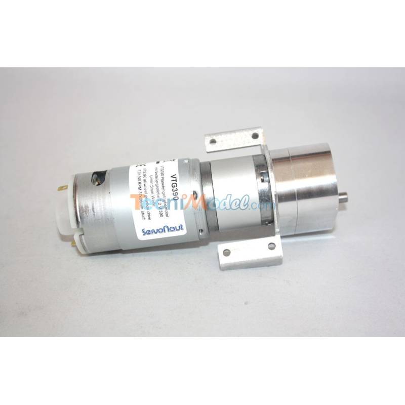 Motoréducteur VTG390 2 sorties avant/arrière 7.2v 390tr/mn - Servonaut VTG390