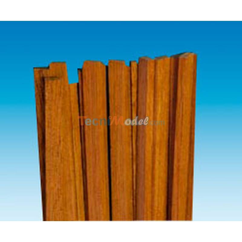 Baguette d'ACAJOU 0,7x3x550mm