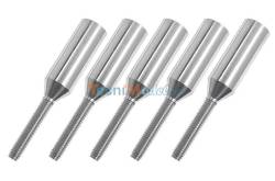 5 EMBOUTS ALU M3 TIGE CARB. 6MM