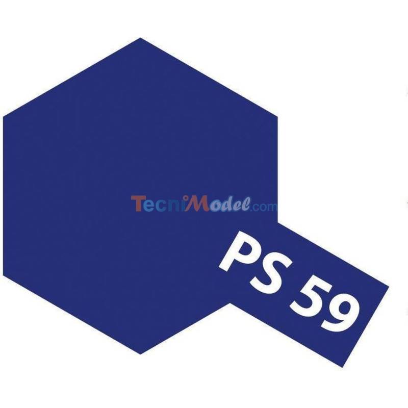 Peinture pour Lexan PS59 Bleu métallisé Tamiya 86059