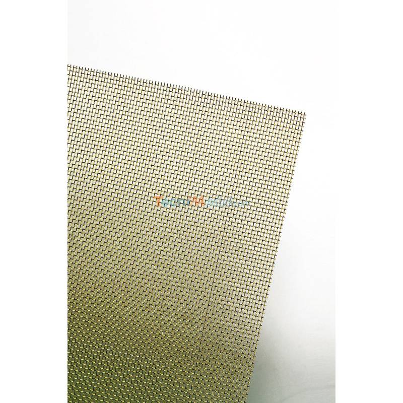 Grille laiton 200 x 140 x 0,6mm maille de 1mm RABOESCH 83006