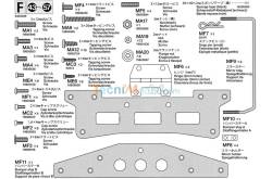 Bag of Tamiya F parts for Arocs 56357 / 56361 - TAMIYA 9403489