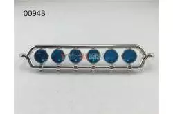 Rampe de feux de toit Scania/MB avec 6 projecteurs ronds HERCULES HOBBY HH-UP0094B